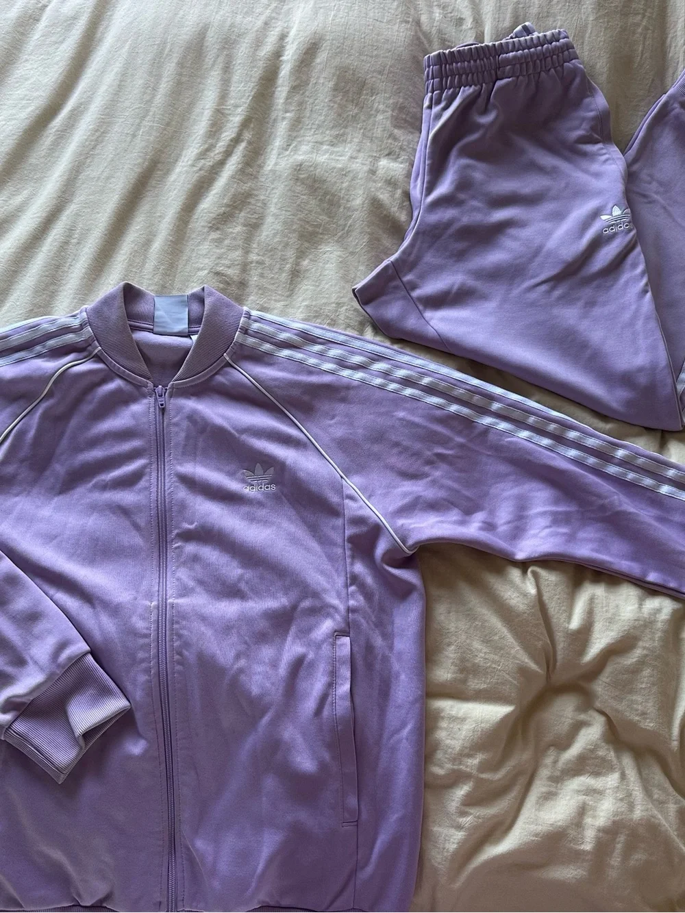 Adidas Originals SST Men’s Lilac Lavender Tracksuit.